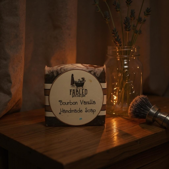 Bourbon Vanilla Handmade Soap