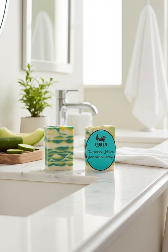 Cucumber Melon Handmade Soap